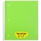 Five Star Spiral Notebooks, 3 Subject, College Ruled Paper, 150 Sheets, Gray/Lime/Teal, 3 Count